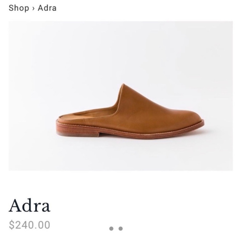 Fortress of Inca Adra Leather Mules in Caramel size 40 9-9.5 Flats